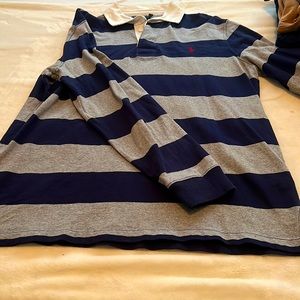 Light worn Ralph Lauren men’s long sleeve shirt